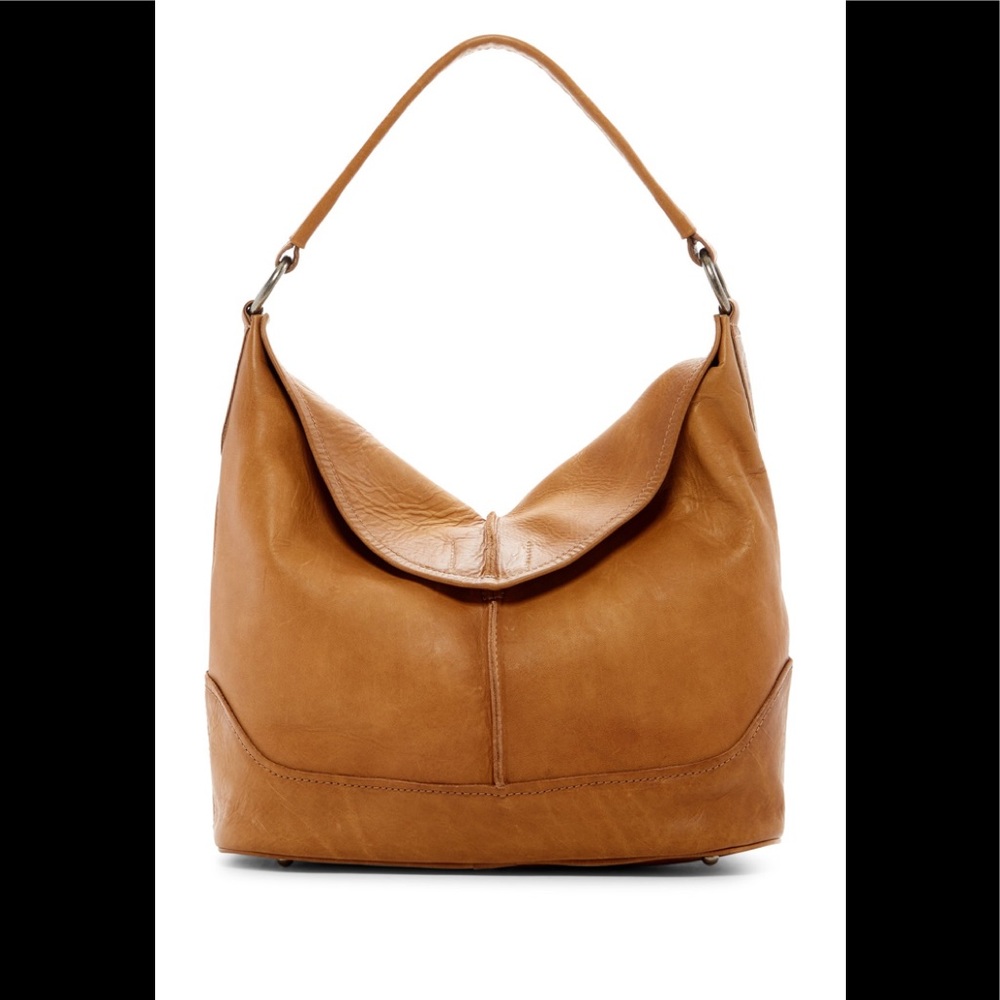 Frye Cara Hobo in Cognac